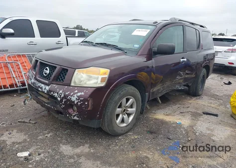 2015 Nissan Armada Platinum/Sl/Sv from USA, damaged, VIN 5N1AA0ND2FN607635